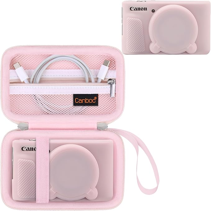 Canboc Case for Canon PowerShot SX740 SX730 HS Digital Camera, Hard Carrying