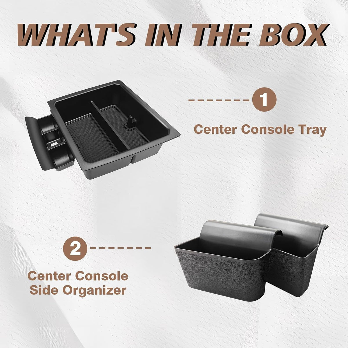 Muslogy Console Organizer & Side Box for 2023+ Chevy Colorado & GMC Canyon