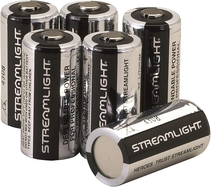 Streamlight 85180 3V CR123A Lithium Batteries