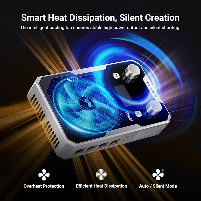NEEWER 100W Ultra Compact LED Video Light APP/Panel Control, Pocket Size Bi