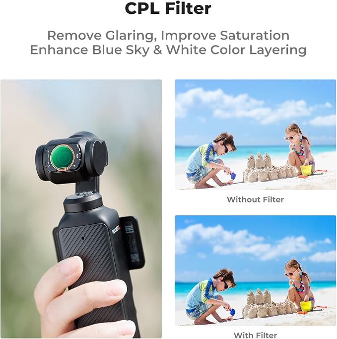 K&F CONCEPT FSD05 Magnetic Effect & ND & CPL Filter Set Compatible