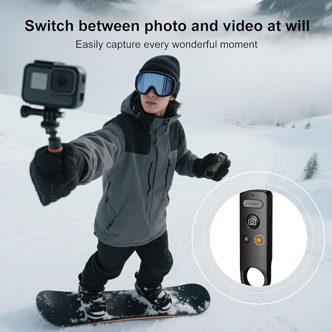 Camera Bluetooth Remote for Insta360 Wireless Remote Control Compatible