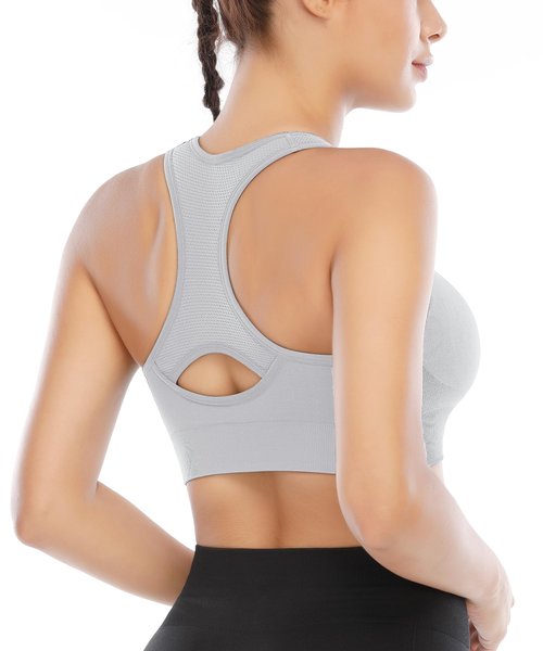 Heathyoga High Impact Sports Bras for Women High Support Padded Sports Bra Pack Racerback Bras for Women Workout Bra Sets