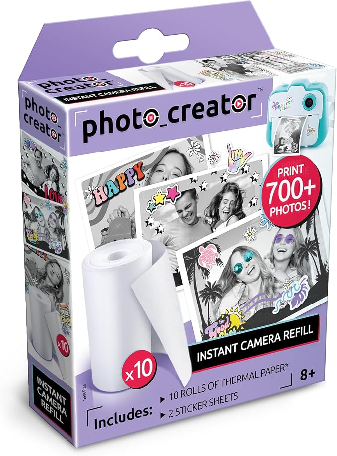 Canal Toys Photo_Creator Instant Print Camera Refill set- includes 10 rolls of