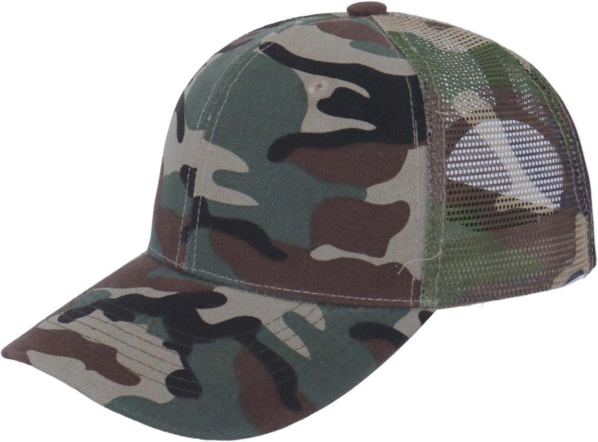 ZH 12 Pack Mesh Trucker Hats - Bulk Baseball Caps for Men & Women | Stylish & Comfortable
