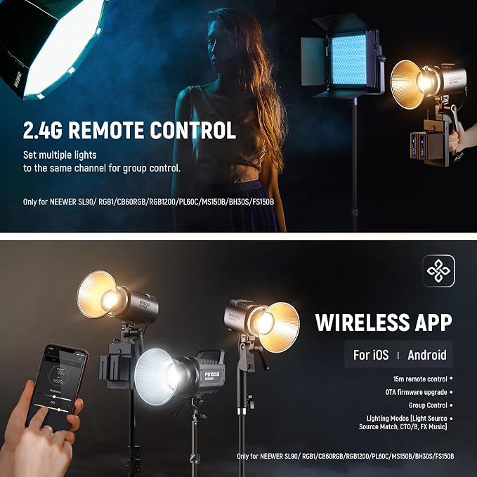 NEEWER MS60B 65W COB LED Video Light