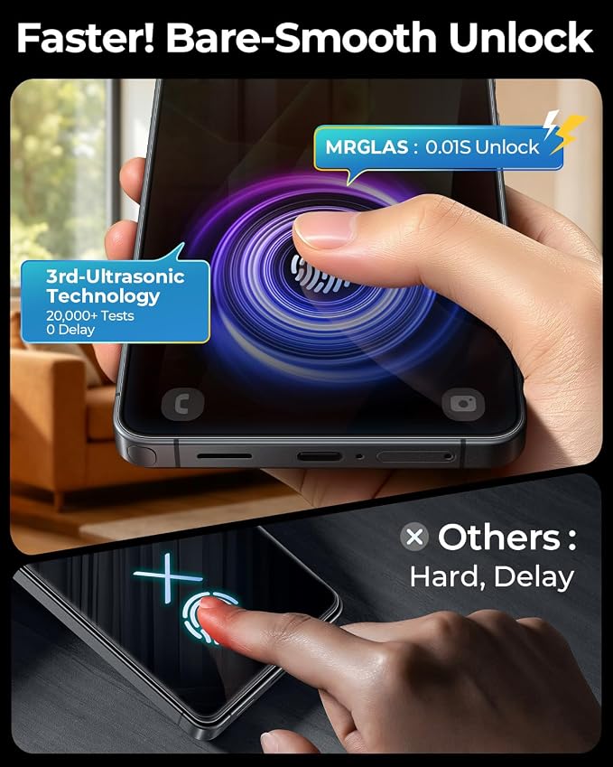 MRGLAS 2+2 Packs for Samsung Galaxy S26 Ultra Screen Protector 6.9''
