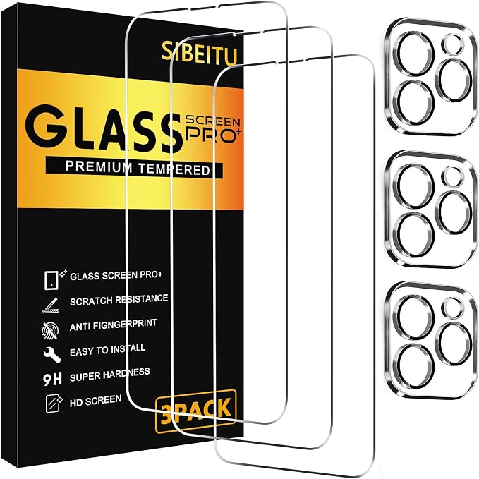 SIBEITU 3 Pack Screen Protector