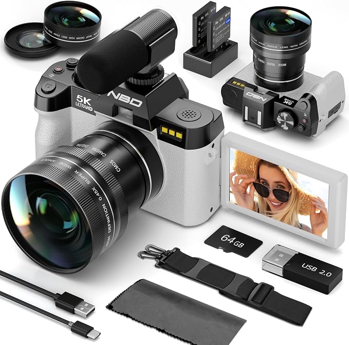 NBD 5K Digital Cameras for Photography