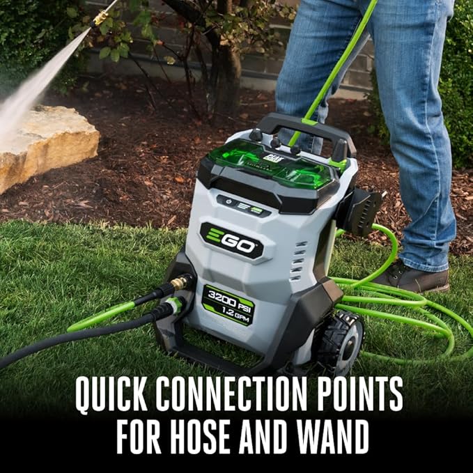 EGO Power+ Electric Pressure Washer, 3200 PSI Power Washer, Battery and Charger Not Included - HPW3200