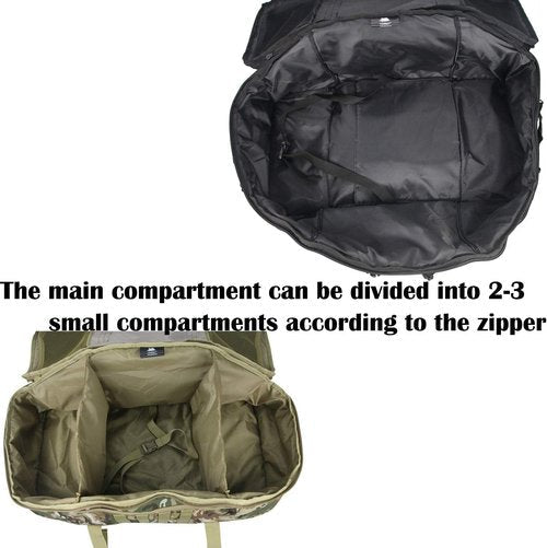 Greencity Travel Duffel Bag - Waterproof Weekend Overnight Bag for Men & Women | 30L, 45L, 85L - Black