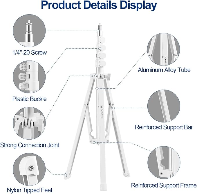WELLMAKING 32'' Photography Reflector Dual Handle Collapsible 5-in-1