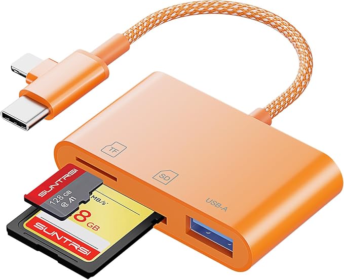 SD Card Reader for iPhone iPad Camera