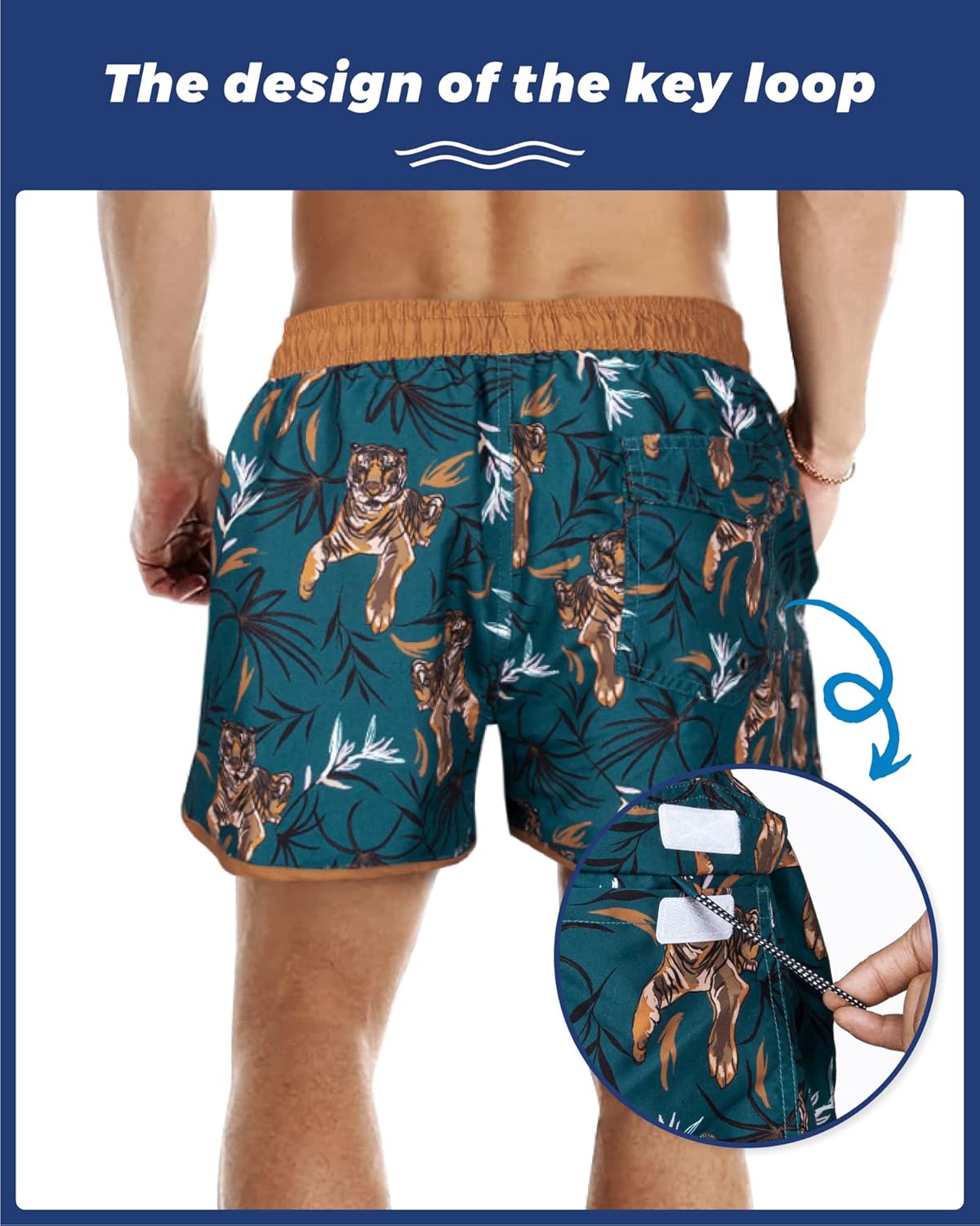 Surf Cuz Men's Swim Trunks - Vintage 80s/90s Retro Bathing Suits with Mesh Lining | Comfortable Fit