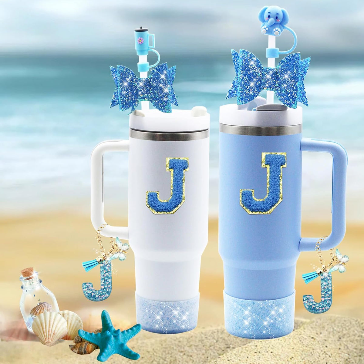 Stanley 9PCS Cup Accessories Set - Includes Straw Cover, Spill Proof Stopper & Handle Charm | Perfect for 30oz & 40oz Cups