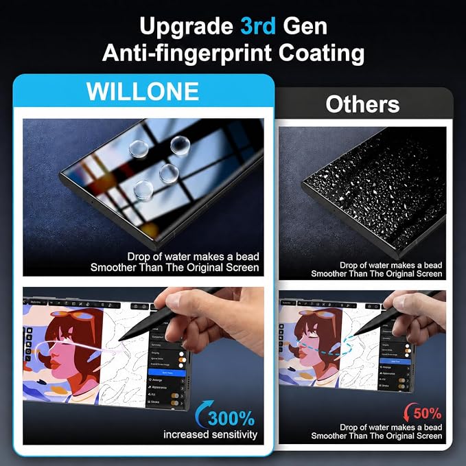 V-PORYADKU 2 Pack for Samsung Galaxy Note 20 Ultra Screen Protector + 2 Pack