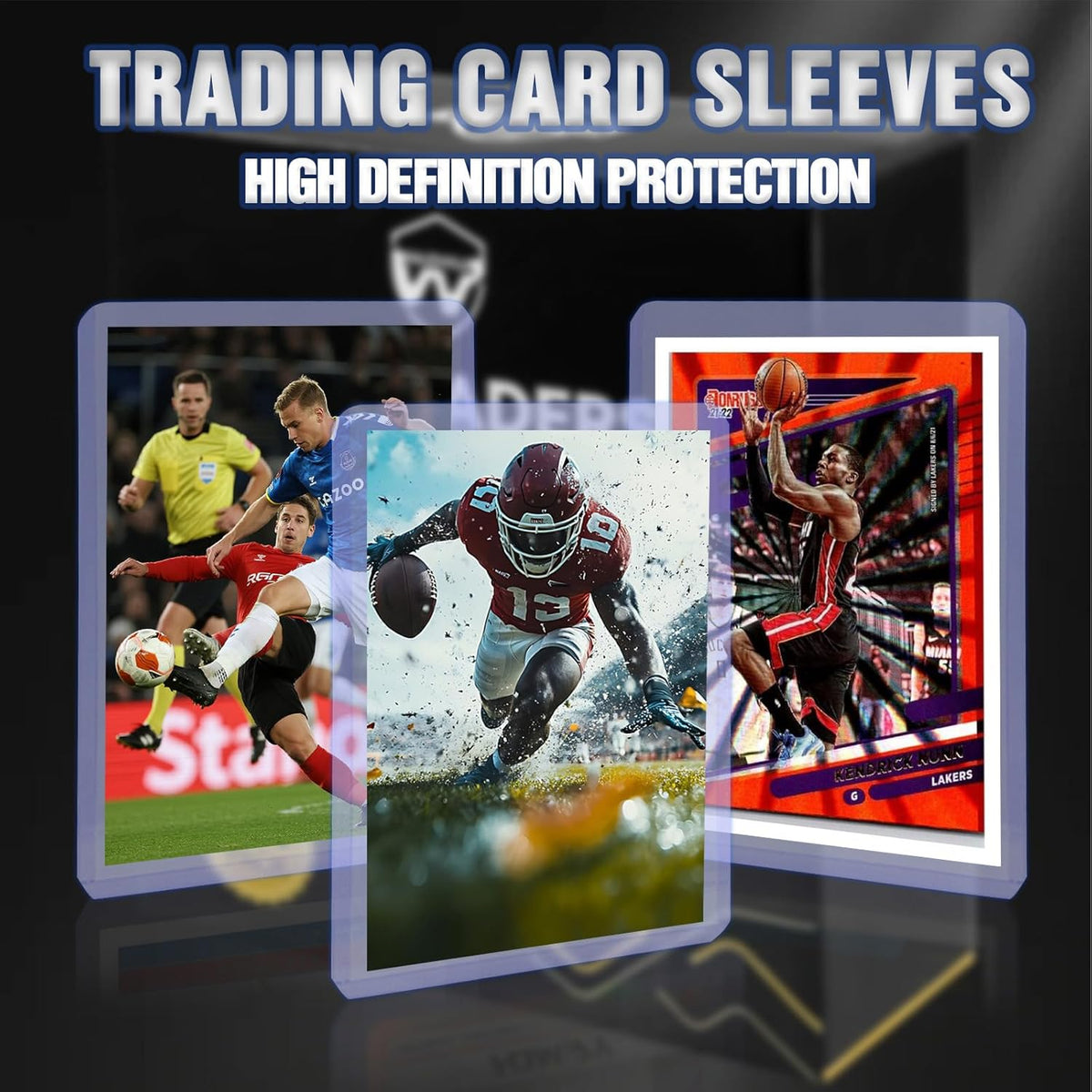 Skiennix 200 Card Sleeves - Premium Hard Plastic Toploaders with 100 Penny Sleeves | 3" x 4" Protectors for Trading Cards