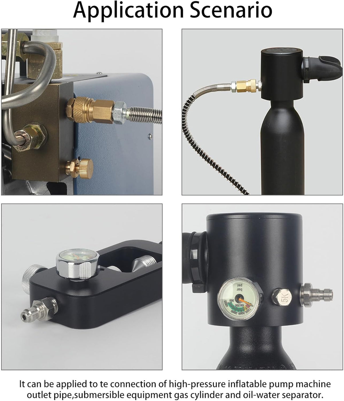 Skiennix Quick-Disconnect Set | 1/8 NPT Female Connector & 8mm Male Plug - Durable Copper & Stainless Steel