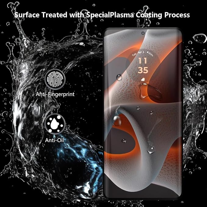 3+2 Pack Screen Protector for Motorola Edge 50 Pro Flexible TPU Film