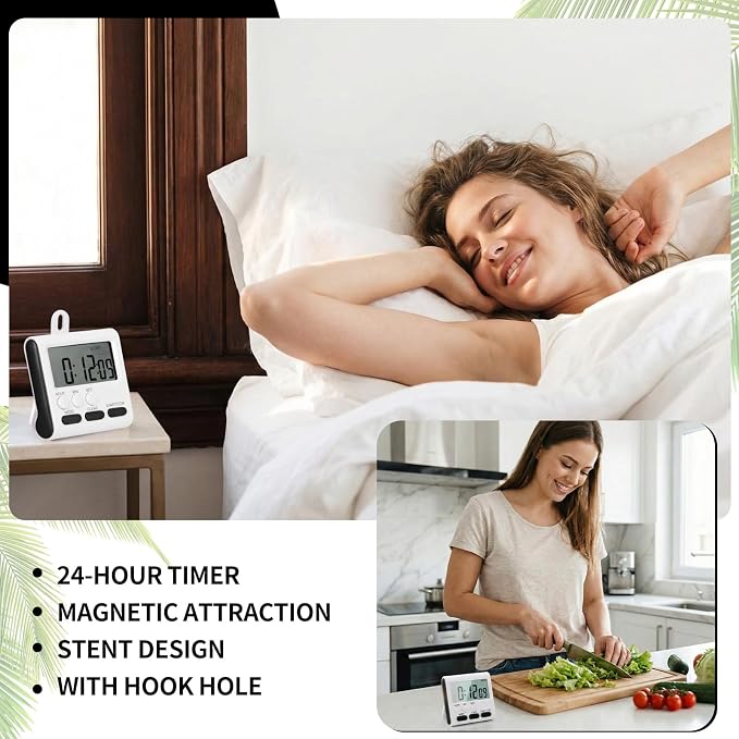 Mudder 6 Pack Digital Kitchen Timer