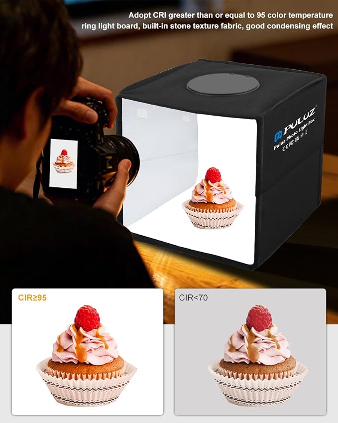 10"x10" Mini Photo Light Box, PULUZ Portable Lightbox