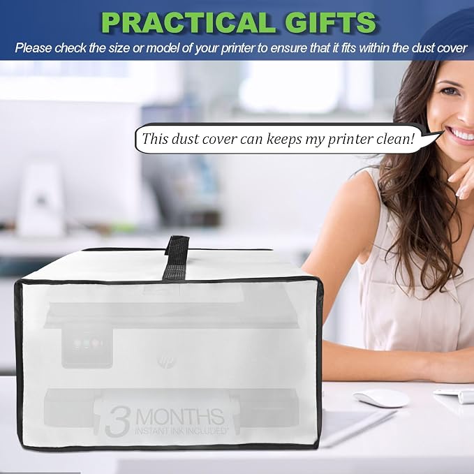 Printer Cover for HP, Waterproof Anti-Static Dustproof Thick Printer Cover