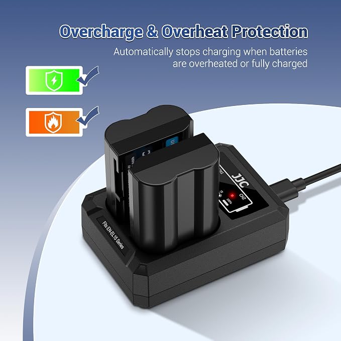 JJC BLX-1 Battery Charger USB Dual Slot