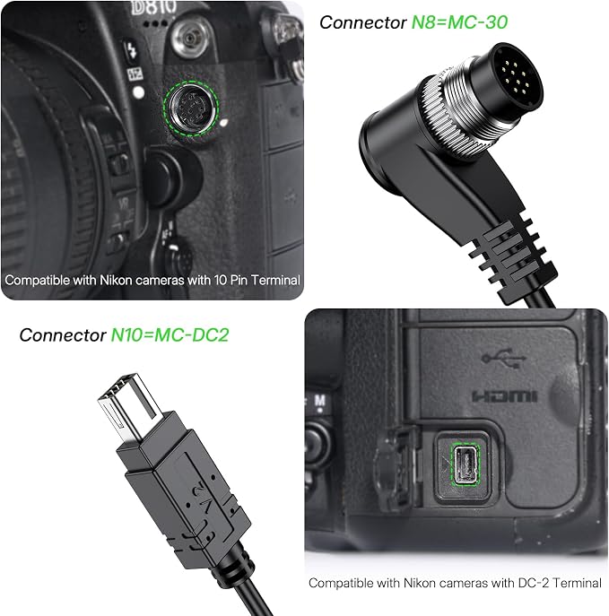 AODELAN Rechargeable Camera Timer Intervalometer Remote Control