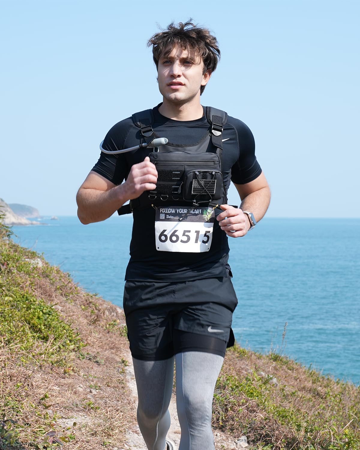 Zelvot Hydration Backpack - Lightweight Running Vest with 2L Water Bladder & Reflective Gear Holder | Ideal for Marathons