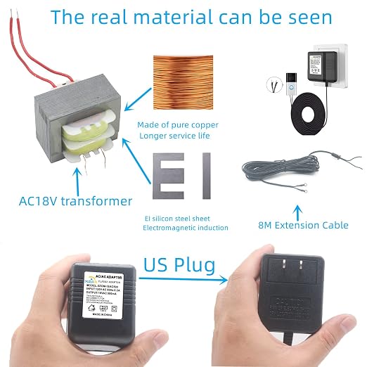 Doorbell Power Adapter 18V500MA Video doorbell Transformer