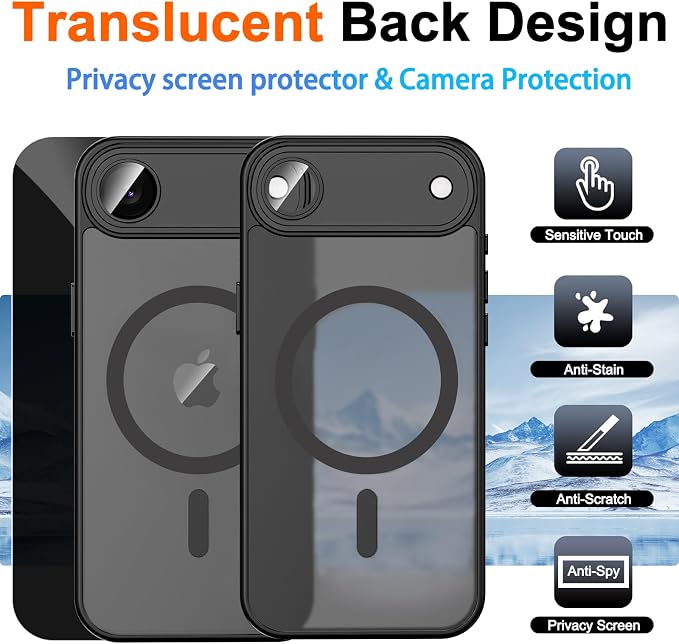 for iPhone Air Case, Magnetic iPhone 17 Air Phone Case