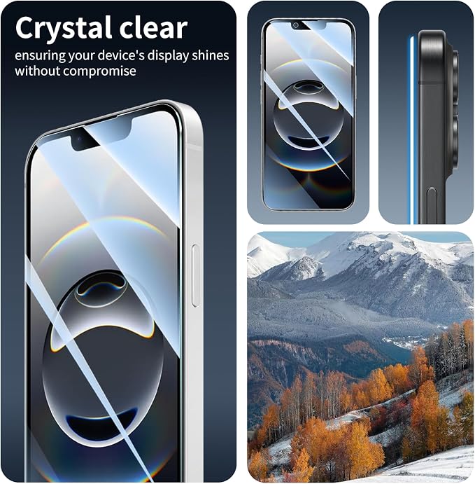 3+3+1-Pack, Screen Protector and Camera Lens Protector