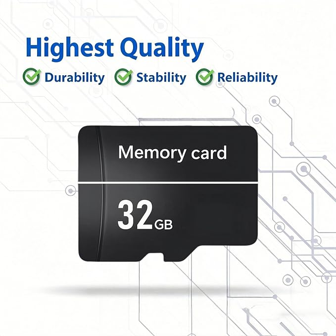32GB Memory Card 2 Pack, High Speed Data Transfer,