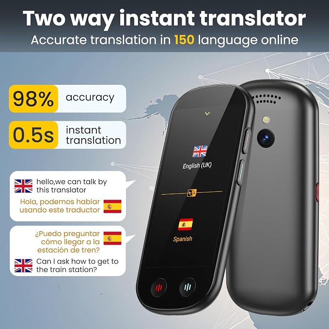 Language Translator Device No WiFi Needed, AI Translator