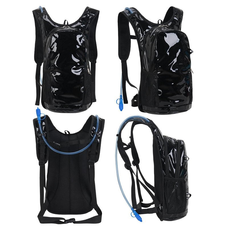 Roptat Hydration Backpack Pack with 2L Hydration Bladder - Lightweight Water Backpack Water Pouch for Women Men Running Riding Biking Music Festival