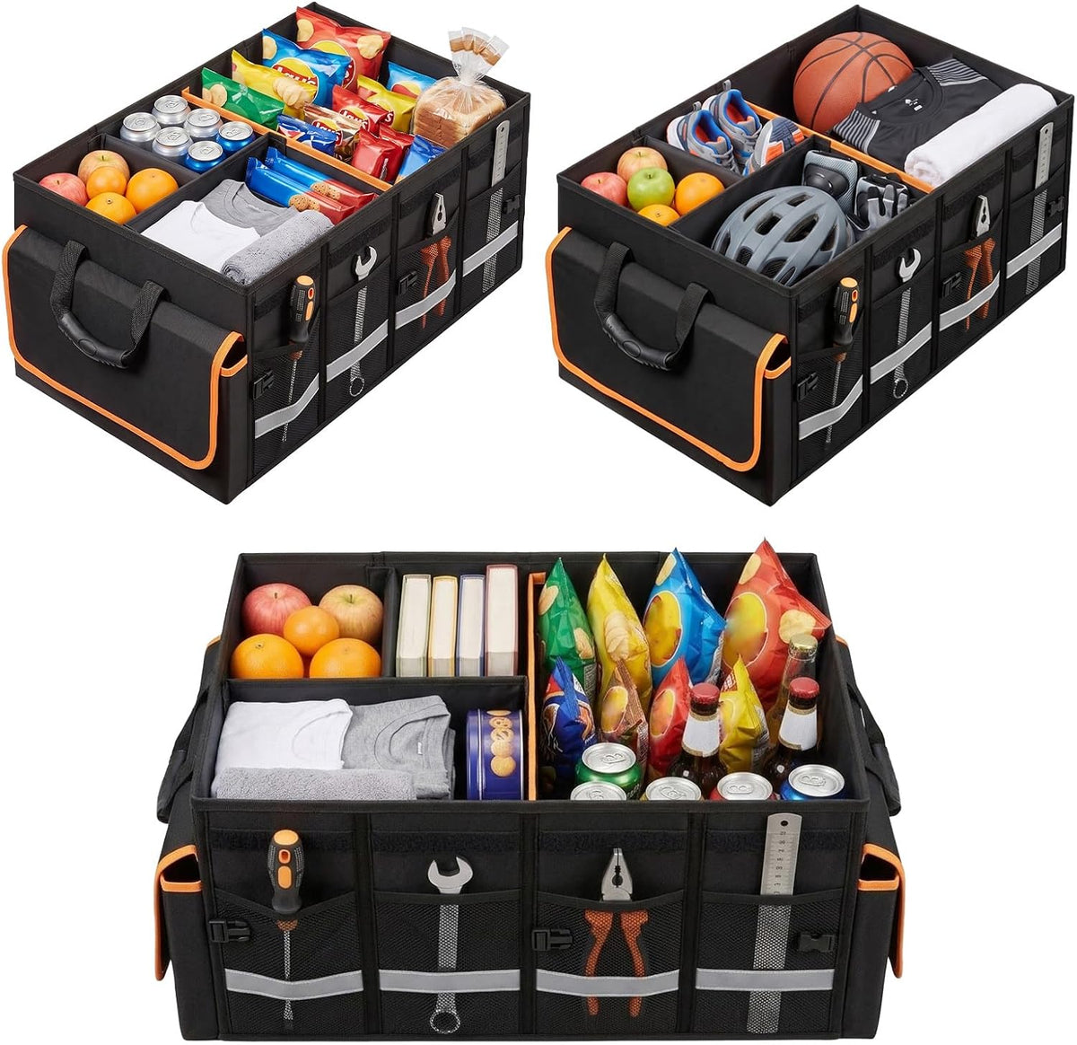GDNasist Car Trunk Organizer and Storage for Car, SUV & Sedan
