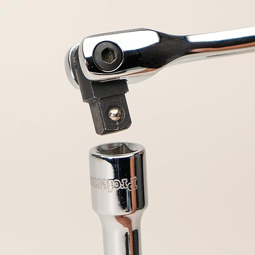 Proferred S42101 Cobra Flex Handle, Breaker Bar, 3/8" Drive, 8", Chrome