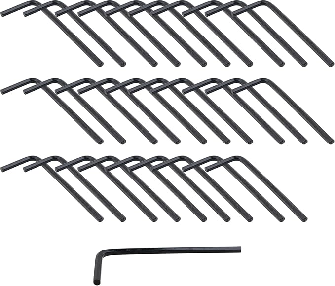 Antrader 2.5mm Allen Wrench L-Shaped Hex Key Wrench Set,30Pcs Repair & Installation Tool