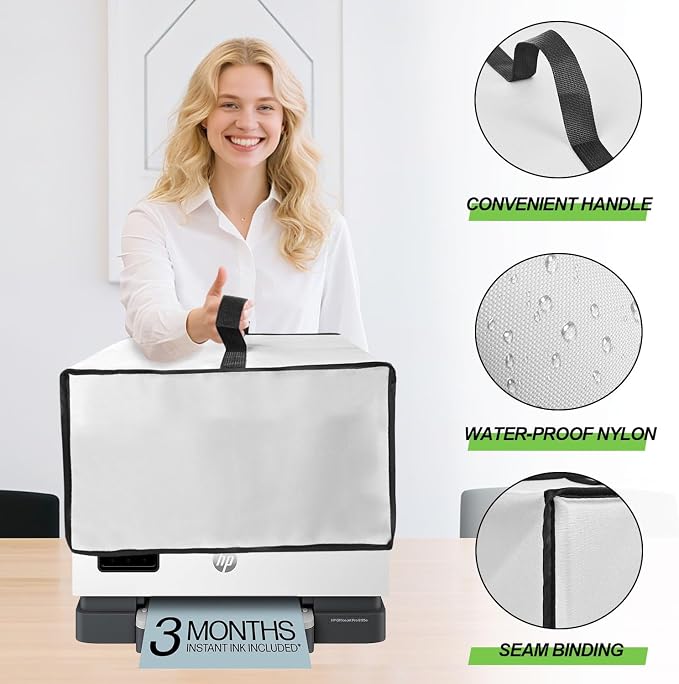 Printer Cover for HP, Waterproof Anti-Static Dustproof Thick Printer Cover