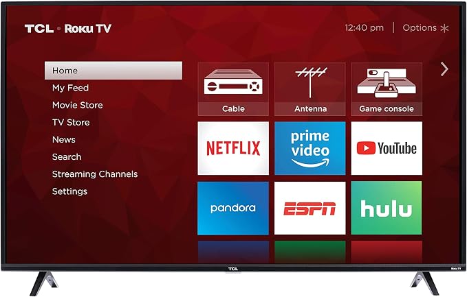 TCL 55S425 55 inch 4K Smart LED Roku TV (2019)