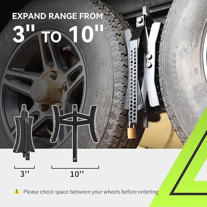 RVMATE RV Camper Wheel Chock & Camper Levelers 8-Piece Kit