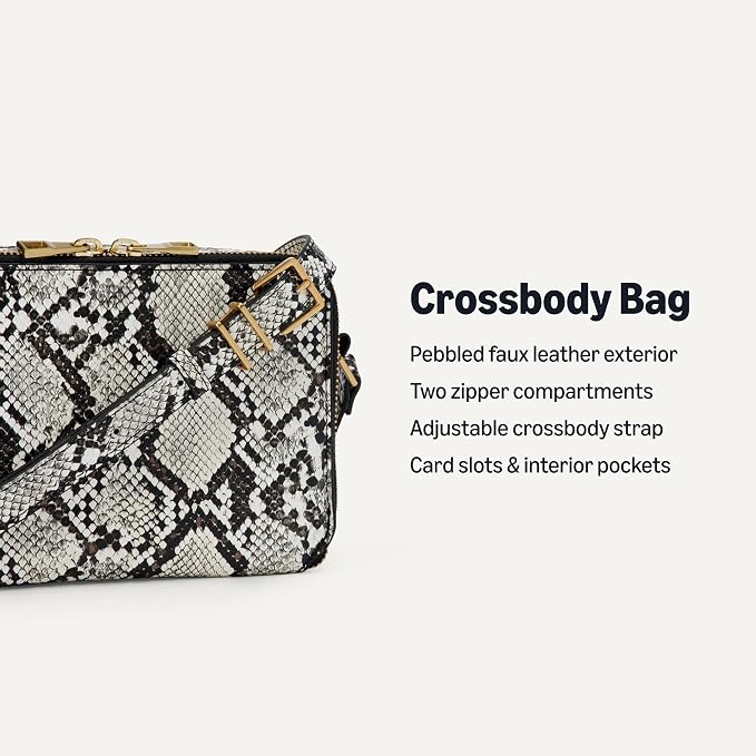 Amazon Essentials Women's Boxy Crossbody Bag