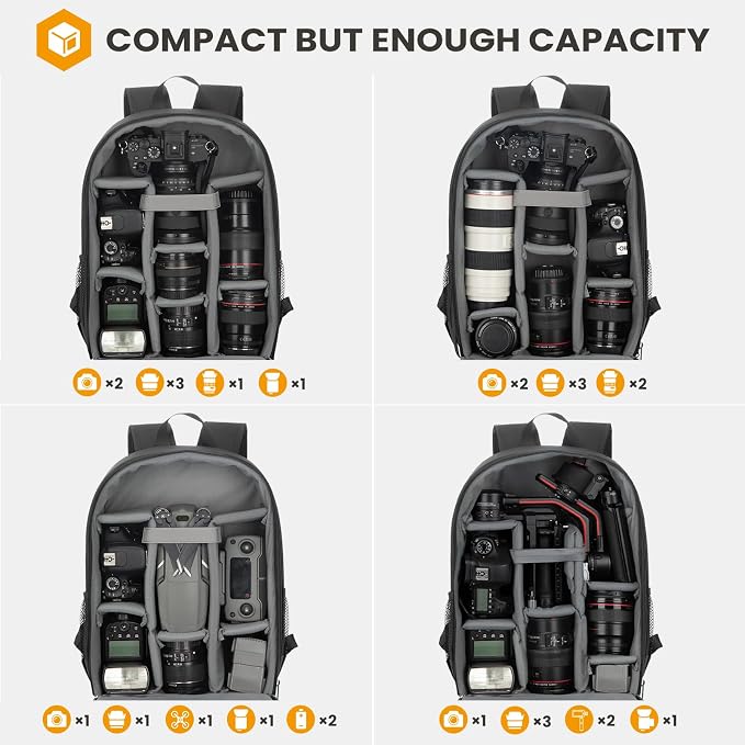 TARION Camera Bag DSLR Camera Backpack