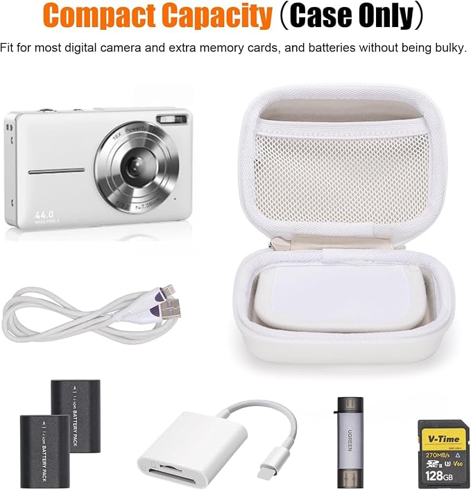 Cwatcun Digital Camera Case, Small Carrying Camera Pouch