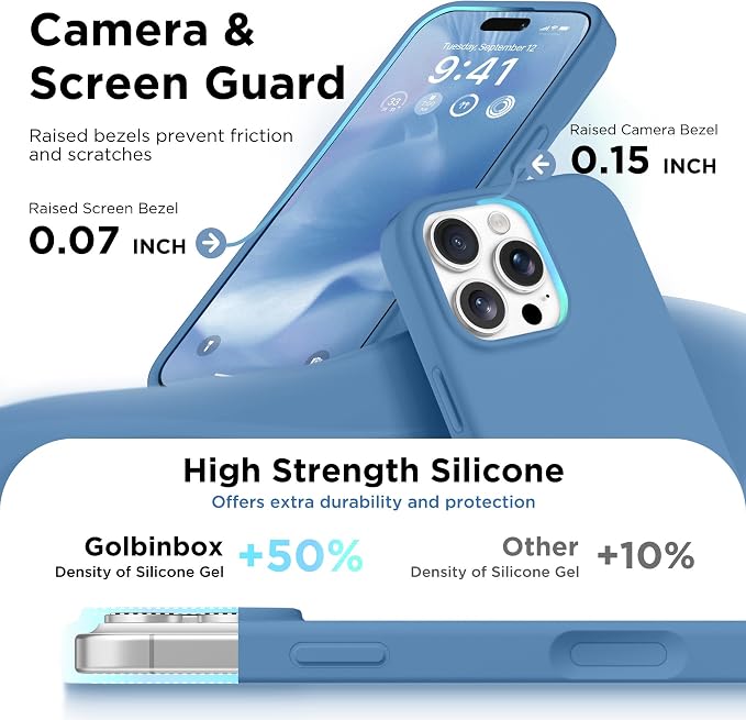 GolbinBox Magnetic for iPhone 16 Pro Max Case, Compatible