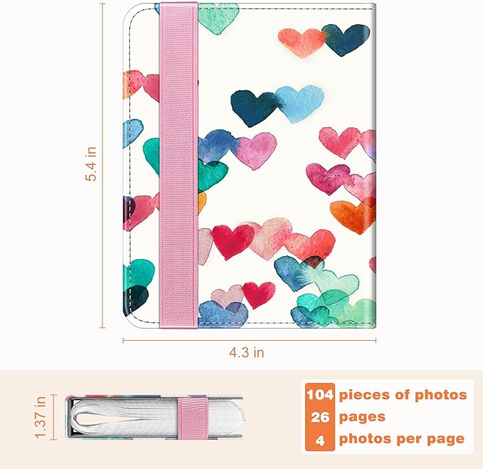 Fintie Instax Mini Photo Album for 2x3-Inch Film