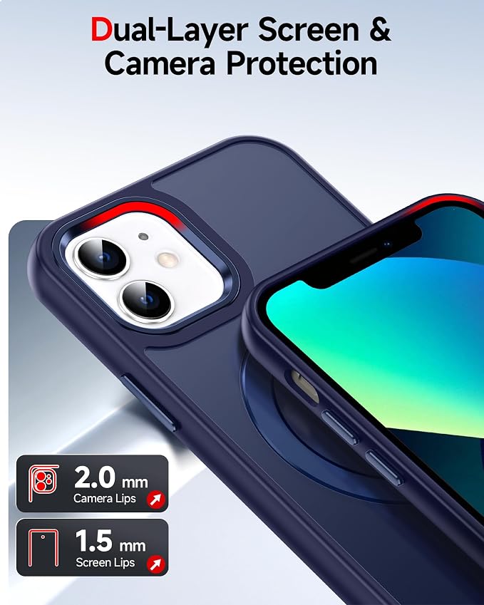 LeYi for i Phone-12 Cases/iPhone-12-Pro Case: for MagSafe