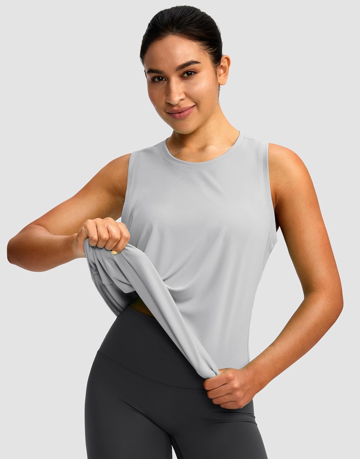 Skiennix Women's Workout Tops - Racerback Athletic Tank for Yoga & Running | Sleeveless Loose Fit