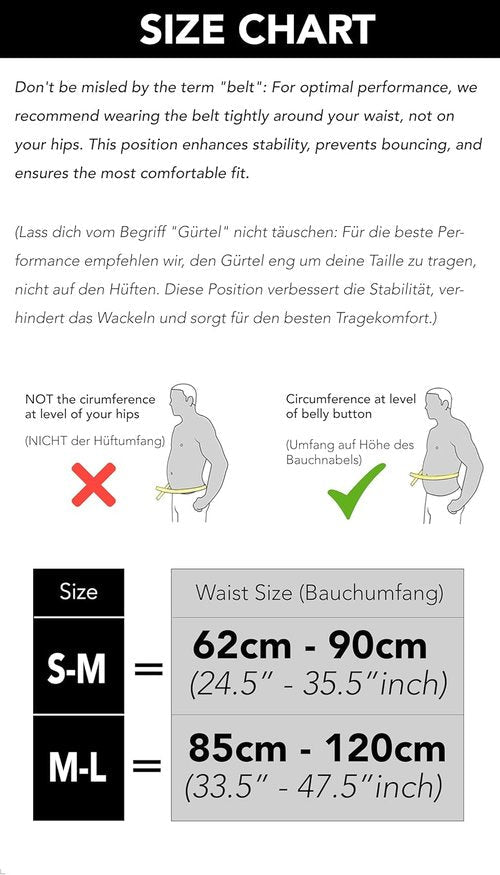 Fitgriff® Running Belt - Secure Jogging Pouch for Phones, Keys & Essentials - Fits All Cell Phones
