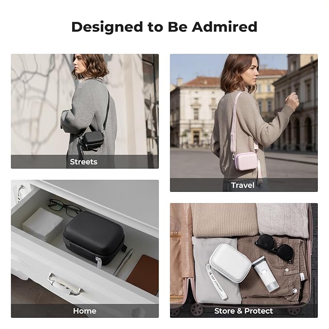 K&F CONCEPT Carrying Case for Digital Camera, Small Hard Shell Protective Case